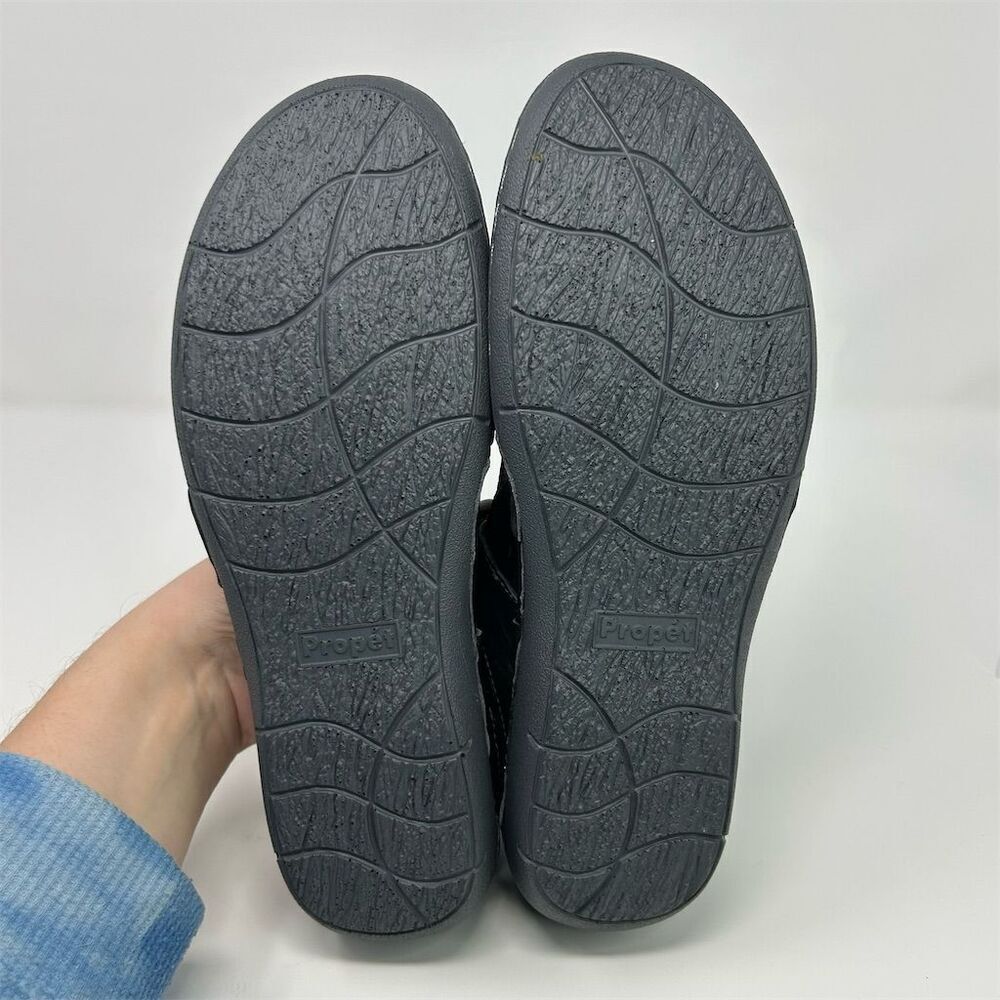 Propet Julene Black Blue Mary Jane Shoes Size 10 X2E (Extra Wide) Casual - Picture 11 of 13